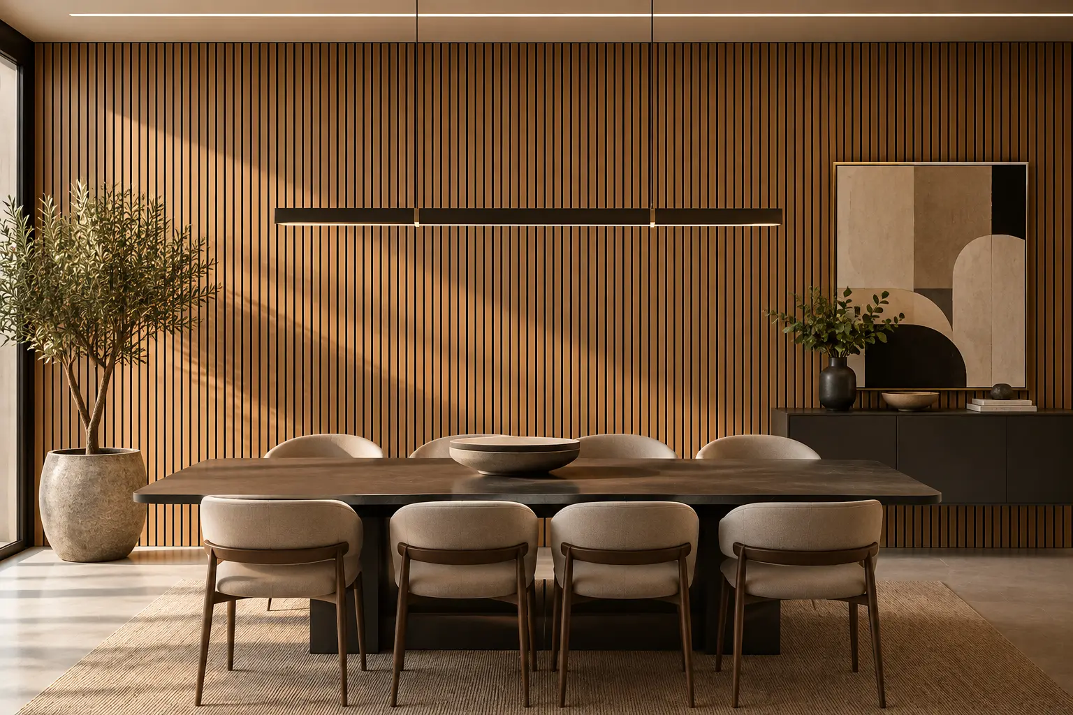 Comedor color 8 nogal miel